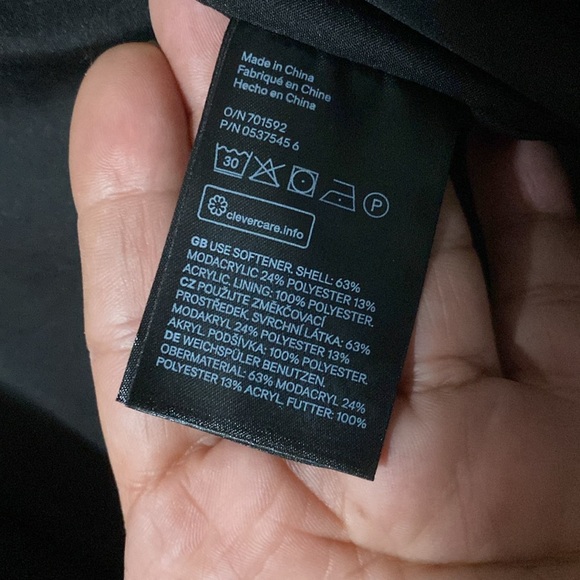 H&M Women’s Chocolate Brown Faux Fur Jacket - Picture 7 of 8